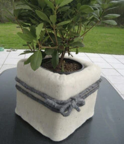 Winter Beschermingsmat Van Schapenwol 'natuurwit' 200x50 Cm