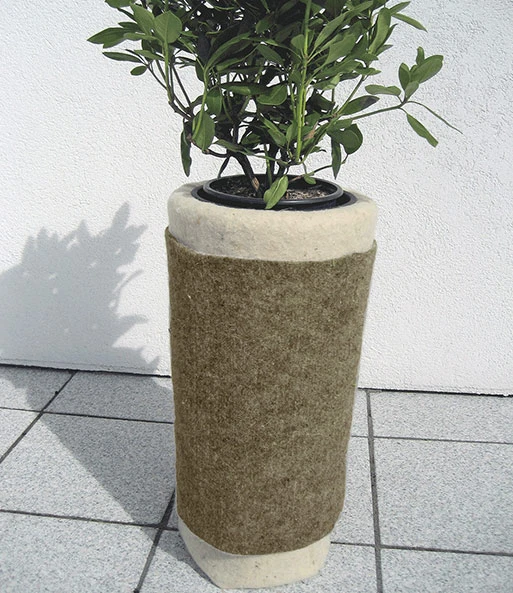 Winter Beschermingsmat Van Schapenwol 'grijs' 1 Winter Beschermingsmat Van Schapenwol 'grijs'