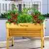 VEGTRUG 'verhoogde Houten Kweekbak' 100 X 46 X 80 Cm