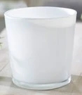 Glazen Sierpot ø 25 Cm 'wit'